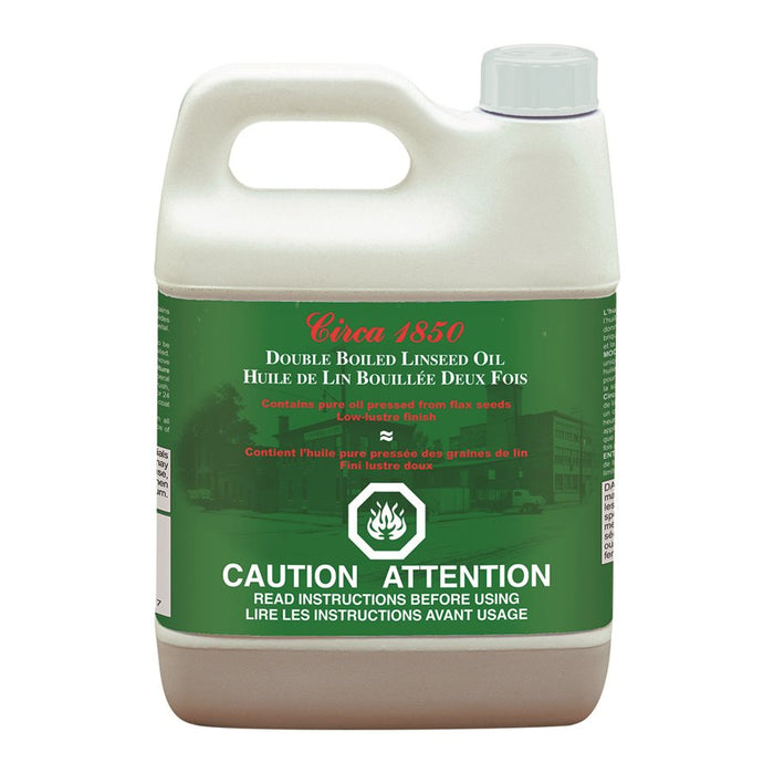 CIRCA 1850 DOUBLE BOILED LINSEED OIL