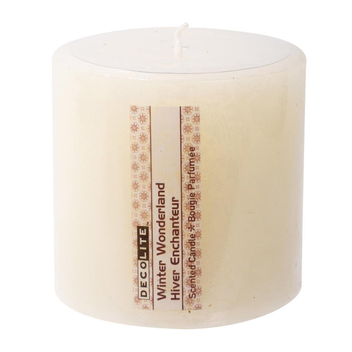 WINTER WONDERLAND 3IN PILLAR CANDLE