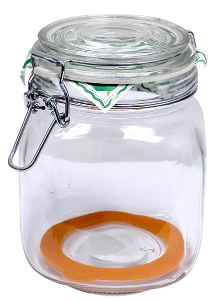 HERMETIC SQUARE JAR WITH LOCK LID
