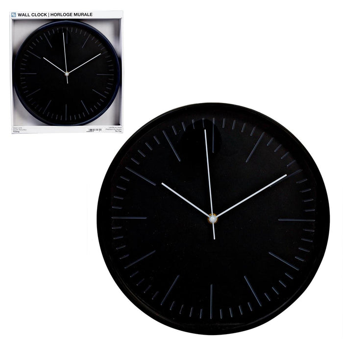WARREN 12IN PLASTIC WALL CLOCK