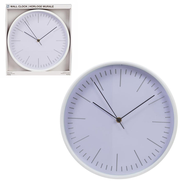 WARREN 12IN PLASTIC WALL CLOCK