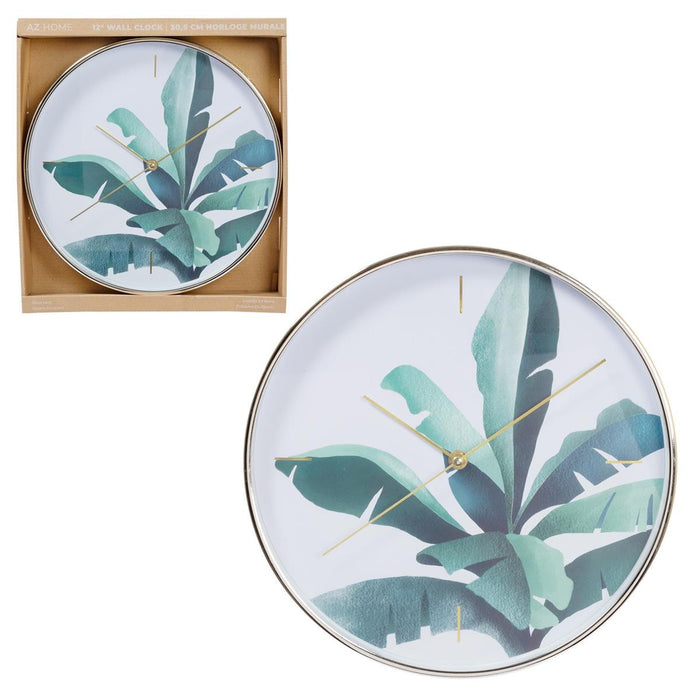 HAYS BANANA LEAF WALL CLOCK - 12''