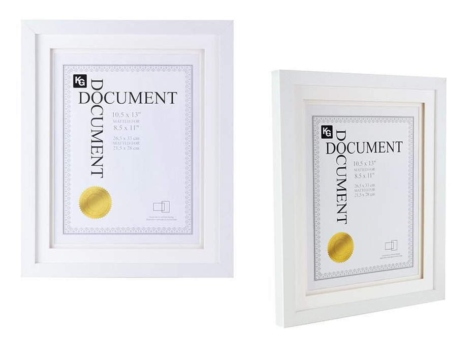 DOCUMENT FRAME 10.5X13 - WHITE