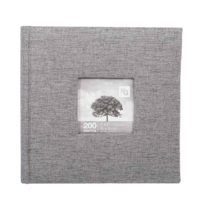 LINEN 200 POCKET  PHOTO ALBUM