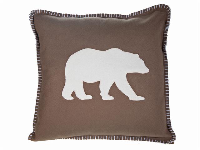 WORSTED FABRIC CUSHION