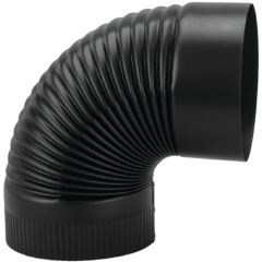 IMPERIAL BM0024 STOVE PIPE ELBOW, 90 DEG, 7IN STEEL