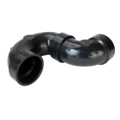 ABS P-TRAP LESS CLEAN OUT LESS UNION