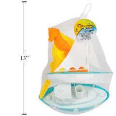 4PC SAILBOAT BEACH SET