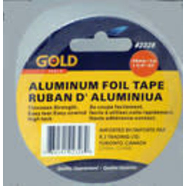 GOLD ALUMINUM FOIL TAPE 2IN X 7M