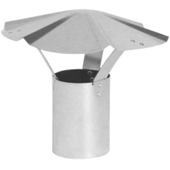 IMPERIAL RAIN CAP, 30 GA THICKNESS, 6 IN DIA
