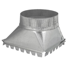 GALVANIZED DUCT SIDE TAKE OFF 4IN