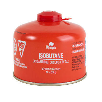 OLYMPIA 230G ISOBUTANE/PROPANE FUEL CANISTER