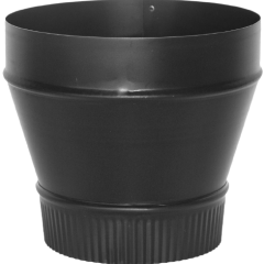 24GA BLACK REDUCER PIPE