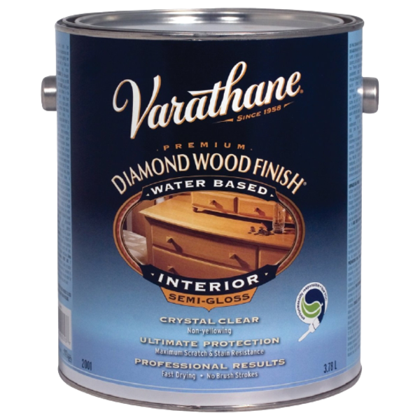 VARATHANE DIAMOND WOOD FINISH INTERIOR SEMI GLOSS 3.78L