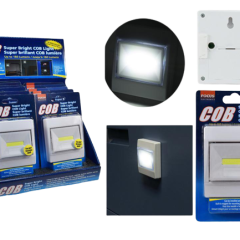 SUPER BRIGHT COB LIGHT BATT. INCLUDED
