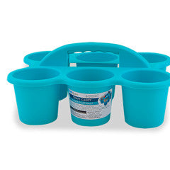 CRAFT STORAGE: 9.6INX12INX4.7IN DURAPLAST CRAFT CUP CADDY 6-COMP