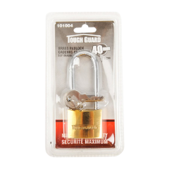 TOUGH GUARD PADLOCK BRASS 2.5IN SHACKLE