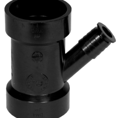 ABS PIPE WYE 1-1/2IN