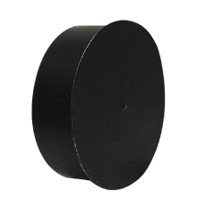 ROUND SINGLE WALL END CAP, 7 IN, BIG END, STEEL