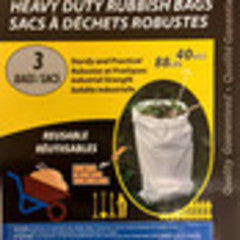 HEAVY DUTY RUBBISH BAGS
