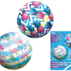 INFLATABLE JUMBO BEACH BALL 32"