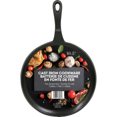 10.5 IN ROUND CAST IRON SKILLETT