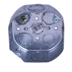 4IN OCTAGON BOX W / KNOCK OUTS