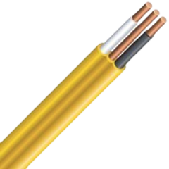 WIRE ELEC 20M 12/2-20A YEL