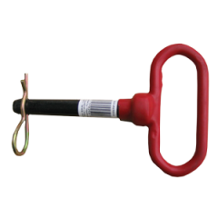 PVC HANDLE HITCH PIN WITH HAIRPIN