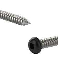COLORED SCREW BLACK, PAN HEAD, SELF-TAPPING #6 5/8IN, 100PK