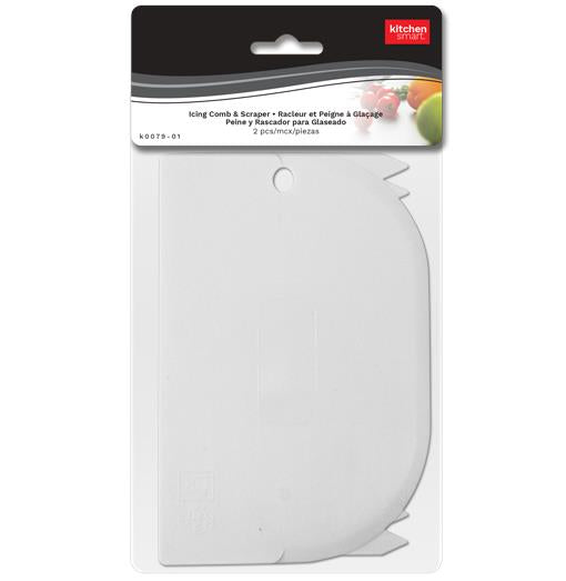 ICING COMB & SCRAPER