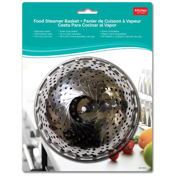 FOOD STEAMER BASKET STAINLESS STEEL