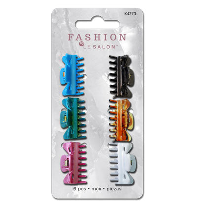 LESALON* - HAIR CLIPS 6 PCS