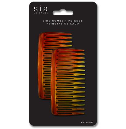 SIDE COMBS GOLD 2 PCS