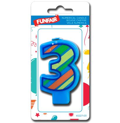 FUNFAIR NUMBER CANDLES