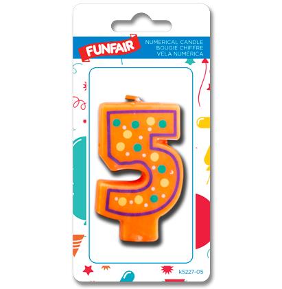 FUNFAIR NUMBER CANDLES