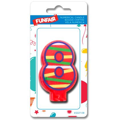 FUNFAIR NUMBER CANDLES