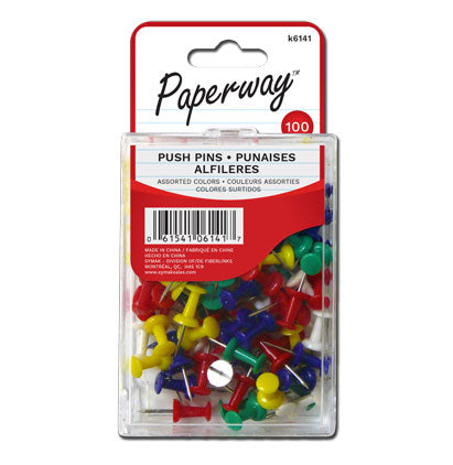 PAPERWAY PUSH PINS