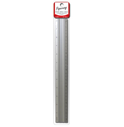 PAPERWAY RULER - 12"/30CM - ALUMINUM