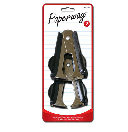 PAPERWAY STAPLE REMOVERS 2 PCS