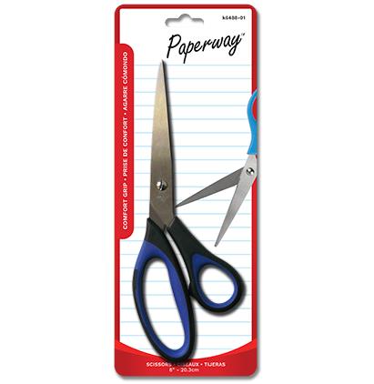 PAPERWAY SCISSORS COMFORT GRIP 8''