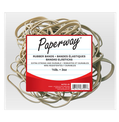 PAPERWAY RUBBER BANDS - 3 OZ.