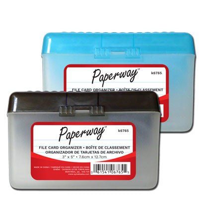 PAPERWAY FILE CARD ORGANIZER 3'' X 5''