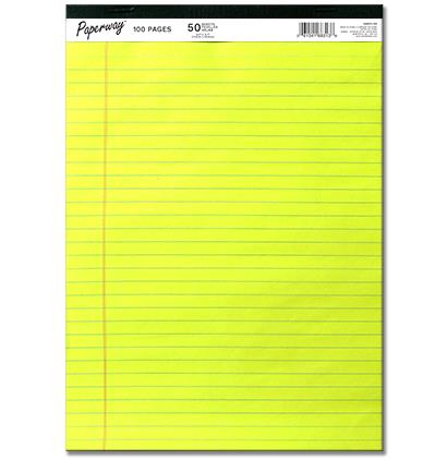 LEGAL PAD - 50 SHEETS