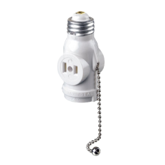 CURRENT TAP PULLCHAIN WHITE