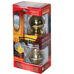 TOUGH GUARD DOOR LOCK ENTRY KNOB BLACK