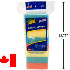 RAINBOW SPONGED - 8 PCS