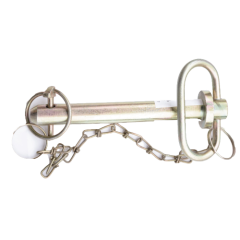 HITCH PIN WITH FOLDING HANDLE & CHAIN