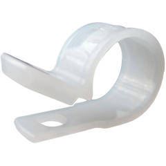 PLASTIC CABLE CLAMP 1/4IN 18PK
