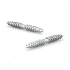 DOWEL SCREW, 1/4 2-1/2IN, 4PK BLISTER